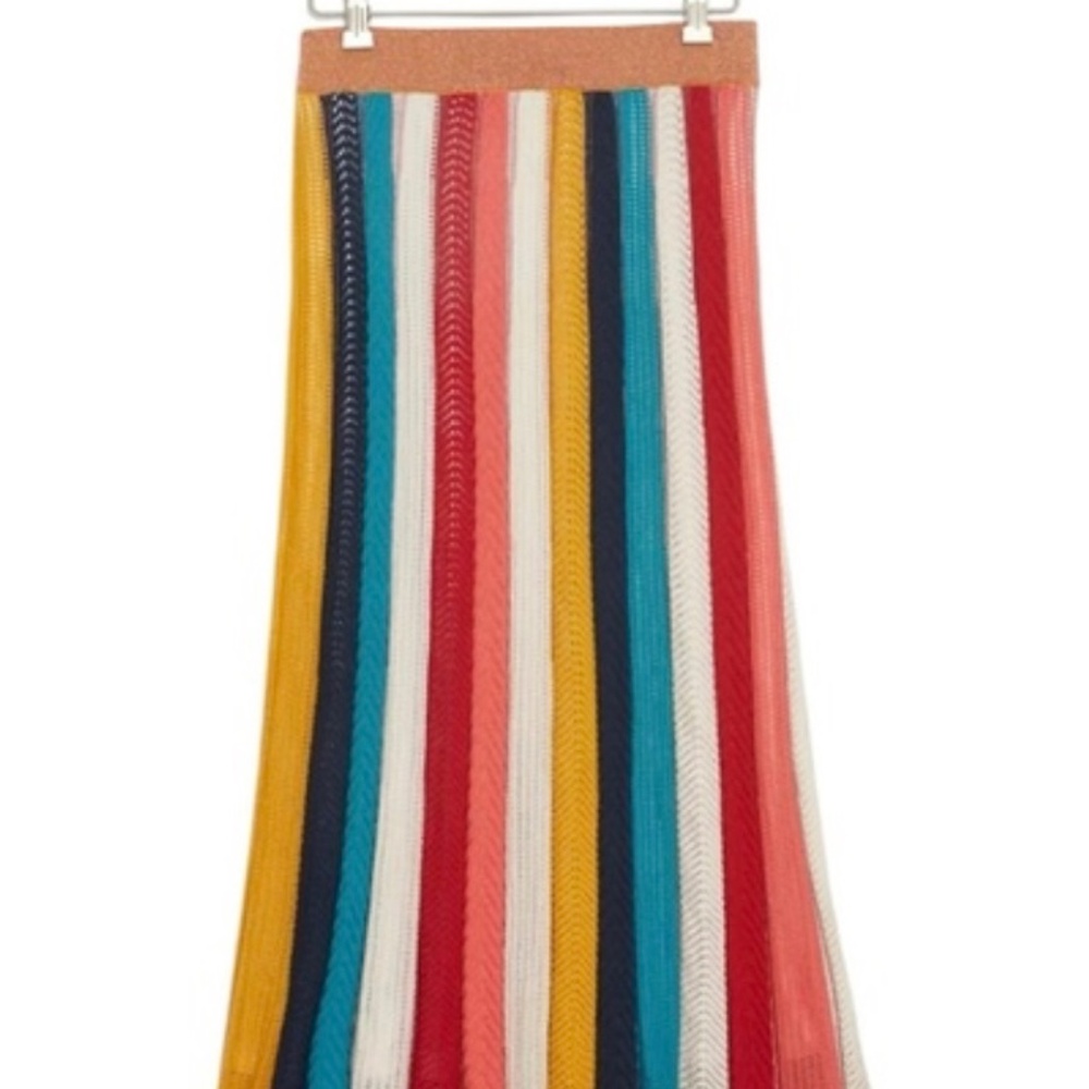 FARM Rio for Anthropologie Jimena Knit Maxi Skirt size small